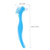 OFFIGAM 6pcs Double Sided Dental Toothbrush with Ergonomic Non Slip Handle for False Teeth Cleaning Soft Bristles Gentle Retainers Home Oral Care Brush view 2
