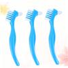 OFFIGAM 6pcs Double Sided Dental Toothbrush with Ergonomic Non Slip Handle for False Teeth Cleaning Soft Bristles Gentle Retainers Home Oral Care Brush view 3