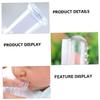 LOLIPPYY 10 Sets Finger Toothbrushes for Newborns Oral Cleaning Soft Silicone Brush with Tongue Massager Safe Transparent Box for and Gum Care view 4