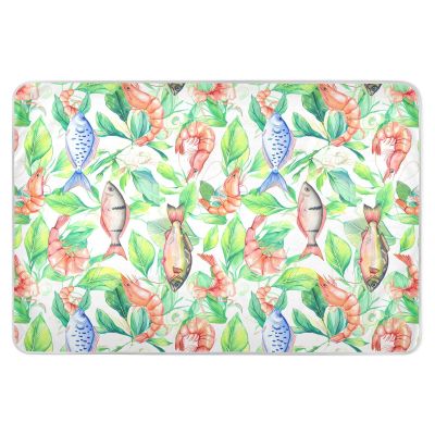 GOODOLD Washable Bed Pad for Incontinence 34" x 52" - Large Reusable Waterproof Mattress Protector with Non-Slip Back for Kids and Adults (Colorful Fish Pattern)