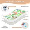 GOODOLD Washable Bed Pad for Incontinence 34" x 52" - Large Reusable Waterproof Mattress Protector with Non-Slip Back for Kids and Adults (Colorful Fish Pattern) view 3