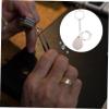 PENIKOKO Mini Portable Foldable Loupe Magnifier Keychain Magnification Retractable Lens with Metal Keyring for Jewelry Coins Stamps Inspection and Reading view 2