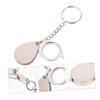 PENIKOKO Mini Portable Foldable Loupe Magnifier Keychain Magnification Retractable Lens with Metal Keyring for Jewelry Coins Stamps Inspection and Reading view 3