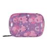 Eyanle Purple Poodles Hearts Rainbows Ribbons Travel Pill Organizer Case Box Container Weekly Portable Vitamin Medicine Holder Storage Bag with Zipper Removable view 1