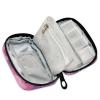 Eyanle Purple Poodles Hearts Rainbows Ribbons Travel Pill Organizer Case Box Container Weekly Portable Vitamin Medicine Holder Storage Bag with Zipper Removable view 2