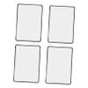 VERDANVERSE 4pcs Magnifying Glass Lightweight Reading Magnifier for Seniors Low Vision Handheld Card Fresnel Lens for Books and Documents view 1