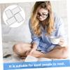 VERDANVERSE 4pcs Magnifying Glass Lightweight Reading Magnifier for Seniors Low Vision Handheld Card Fresnel Lens for Books and Documents view 3