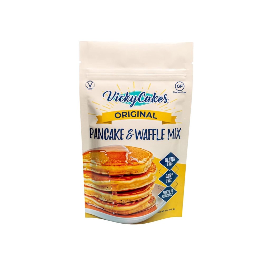 Vicky Cakes Original Pancake and Waffle Mix | Light & Fluffy, Dairy-Free, Vegan-Friendly, Non-GMO | 8oz