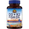 Vitalitown Vitamin D3 K2 with Fish Oil Omega-3 Supplements, 1000mg EPA DHA Omega 3 Fatty Acids from Fresh Wild Caught Fish, Support for Heart & Brain Health, 120 Softgels view 1