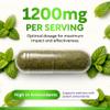 Dalnara Organic Spearmint Capsules 1200 mg - USDA Certified, Supports Womens Wellness, Hormonal Balance & Digestive Vitality, Vegan-Friendly Herbal Supplement - 60-Day Supply view 3