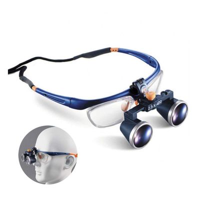 Magnifying Glass,Double Eyes Hands Free Headband Magnifier,Visor Glasses Magnifying-for Dental Medical Surgical,Jewelry Appraisal,Watch Repair and Miniature Engraving(2.5X)