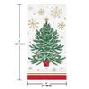 Timeless Tree Holiday Guest Towels, 3-Ply Paper, 8x4 Inch, 32 Count, Decorative Disposable Napkins view 2