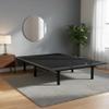 Signature Design by Ashley Head Up Only Foundation Traditional Adjustable Upholstered Head Base with Remote Control and USB Port, Queen, Black view 3