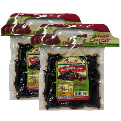 Sour Cherry Lavashak Tangy, Tart & Mouthwatering Dried Fruit Roll (Torsh) Pack of 2 Contains Pits