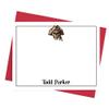 Cathy Wraps Pirate Note Cards with Envelopes, Personalized Stationery Set for Boys, Set of 12 Flat Notecards view 1