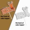 Hunting Cake Decoration for Birthday Parties Wild Animal Cake Decor for Hunter Theme Deer Hunting Cake Topper Wildlife Safari Party Supplies view 3