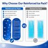 1/2/3/4 pcs Diabetes Ice Packs for Insulated Medication Travel Bag, Small Ice Packs Compatible with Most Insulin Cooler Travel Case, Reusable TSA Approved (Ice Pack Only) (1) view 3
