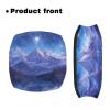 LVEWYB Snowy Mountain Rollator Walker Seat Cover for Ladies Soft Stretchy Protection Walkers Covers Soft Rollators Accessories Fashion Pattern for Seniors Travel view 2