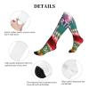 JxWCher Calf Compression Socks for Women Men, Happy Birthday Beautiful Print Athletic Socks for Pregnancy Nurses Run Travel view 2