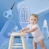 Baby Grooming Kit, Baby Hair Brush/Nail Clipper/Nose Cleaner/Finger Toothbrush/Nail Scissors/Manicure Kit for Baby Care Keep Healthy and Clean(8 in 1 view 2