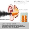 50Pairs Luxury Individually Wrapped Noise Cancelling Hotel Disposable Earplugs For Quiet; Skin Friendly Noise Reduction Travel Sleep Ear Plugs for Sleeping, Swimming,Hearing Safety Protection Earplugs view 3