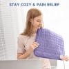 Electric Heating Pad for Cramps and Stomach Pain, 33"x17" Long Heat Wrap for Back and Abdomen, 6 Temperature Levels, Moist Heat & Auto Shut-Off, Gift for Her view 2