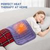 Electric Heating Pad for Cramps and Stomach Pain, 33"x17" Long Heat Wrap for Back and Abdomen, 6 Temperature Levels, Moist Heat & Auto Shut-Off, Gift for Her view 3