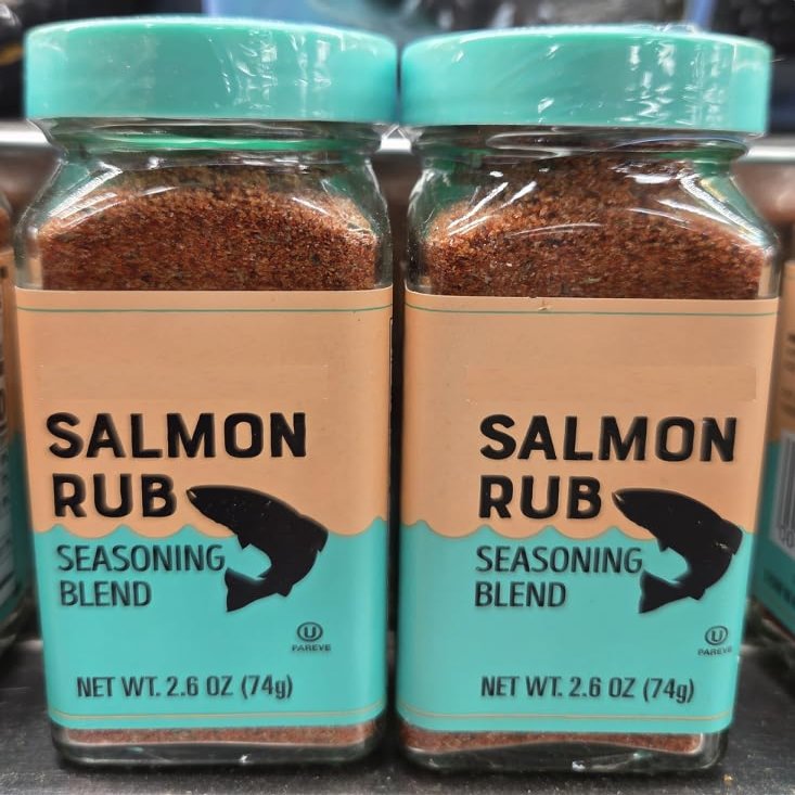Trader Joe Salmon Rub Seasoning Blend 2.6oz 74g (Two Bottles)