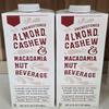 Trader Joe Unsweetened Almond Cashew & Macadamia Nut Beverage 32fl oz 946ml (Two Cartons) view 1