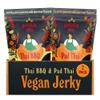 Bangkok Bites Vegan Jerky Variety Pack (Thai BBQ + Pad Thai), Real Ingredients, High-Protein, Low Fat, Plant-Based Snacks, Non-GMO Soy, Chewy Texture, Natural, No Artificial Flavors, 2 oz (2-Pack) view 1
