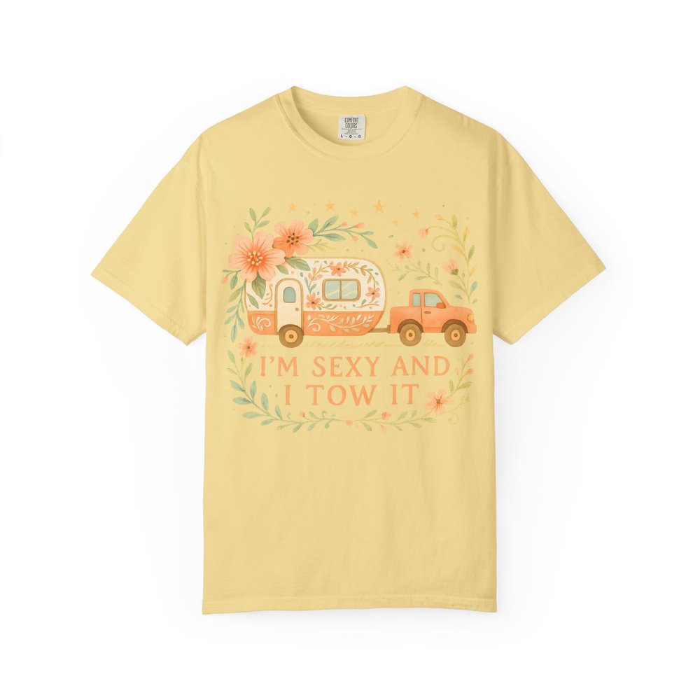 Retro Camper Charm Comfort Colors Butter