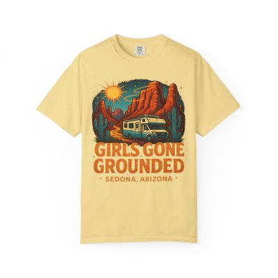 Girls Gone Grounded: Retro Sedona RV Adventure Comfort Colors Girls Trip Butter