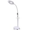 Magnifier 16x Magnifier Floor Stand Lamp Glass USB Charging Port Storage Tray 360 Rotation Adjustable Light Adjustable Rolling Salon SPA Beauty Makeup Skincare Nail Tattoo Light view 1