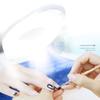 Magnifier 16x Magnifier Floor Stand Lamp Glass USB Charging Port Storage Tray 360 Rotation Adjustable Light Adjustable Rolling Salon SPA Beauty Makeup Skincare Nail Tattoo Light view 3