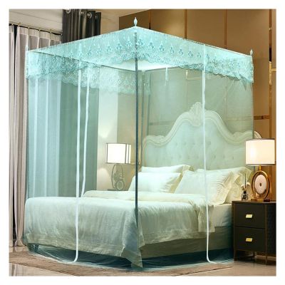 saditesdk Mosquito Net for Double Bed Large Screen Mesh Net for Mosquito Or Insect Protection Universal Mosquito Mesh Net for Travelling Camping and Family Used,Green 180X200cm