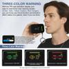 Portable High Tester Keychain, USB Rechargeable, 3-Color & Time Reminder, 10 Mouthpieces, Dark Gray view 3