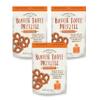 Everton Toffee Pumpkin Spice Flavor Butter Toffee Pretzels, 3 Bags (6 oz Each), Sweet & Salty Gourmet Pretzel Snack, Small Batch Made & Handcrafted, Crunchy Dessert Treat in Resealable Bags view 1