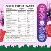 2 Pack Kids Magnesium Glycinate Gummies - Magnesium Gummies with L-Theanine, Chamomile, Licorice, Vitamin B6, D for Kids & Adults Sleep, Stress, Muscle Relief & Nerve Bone - Sugar Free Grape view 2