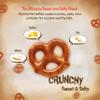 Everton Toffee Maple Brown Butter Flavor Butter Toffee Pretzels, Sweet & Salty Gourmet Pretzel Snack, Small Batch Made & Handcrafted, Crunchy Dessert Treat in 13 oz Gorment Grab Jar view 3