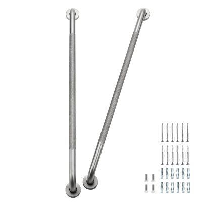 Grab Bars for Shower 2 Pack 32-Inch, Stainless Steel Anti-Slip Safety Shower Handle for Elderly Bathroom Wall Support Handicap Handicap Grab Bars for Seniors, Brushed Nickel