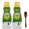 Frosted Sugar Cookie Liquid Coffee Creamer.- Two (2) 32 fl oz Bottles of Smooth & Creamy Delightful Coffee Creamer and Candy Freezer Wooden Spoon (Frosted Sugar Cookie) - Wooden Spoon view 1