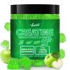 Asumtal Creatine Monohydrate Gummies for Men & Women, Creatine Monohydrate Supplement for Muscle Growth, Strength & Energy Support, Pre Workout Gummies 120 Count Green Apple Flavor view 1
