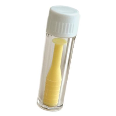 Hygienic Lens Removal Accessories Suction Cup Tools For RGP Contacts Includes Portable Storage Bottles Hygienic Lenses Tool, Yellow, One Size