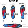 Magnetic Acupressure Insoles for All-Day Comfort Reflexology Massage Therapy for Foot Fatigue, Magnetic Insoles for Shoes, for Men and Women (Black-red, S(Men 4-7/Women 5-8)) view 2