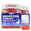 180 Count | Magnesium Gummies for Women & Men, Support Calm, Restful Sleep & Muscle Health, Sugar Free, Vegan, Non-GMO, Raspberry Flavor view 1