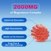 180 Count | Magnesium Gummies for Women & Men, Support Calm, Restful Sleep & Muscle Health, Sugar Free, Vegan, Non-GMO, Raspberry Flavor view 4