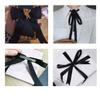 1cm -7.5cm Black Polyester Ribbon for Bow Craft Party DIY Decoration Gift Packaging Accessories 1pcs(2.5cm x 22m) view 2