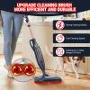 2 Pack Replacement Brush Heads for Shark Steam Mop S7000/S7001/S8201 Series, Deep Cleaning for Tiles Hardwood Floor (red) view 3