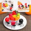 36PCS Ant Toothpicks Fruit Fork, Reusable Ant Food Pick Animal Appetizer Forks, Toothpicks for Appetizers, Snack, Fruits, Mini Skewers for Christmas Family PartyFestivals, Wedding view 3