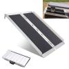 Ramps for Wheelchairs for Home, Aluminum Portable Folding Handicap Ramp 661Ib, Wheelchair Non-Skid for Home Steps, Stairs, Entry, Threshold(120cm/47in) view 1